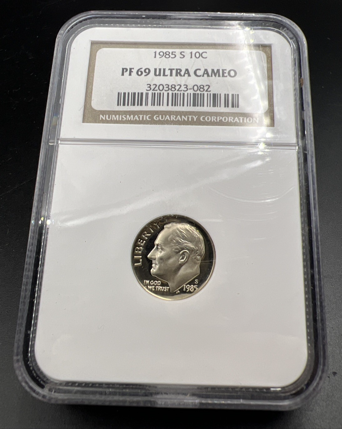 1985 S 10c Roosevelt Copper Nickel Proof Dime Coin NGC PF69 UCAM #083