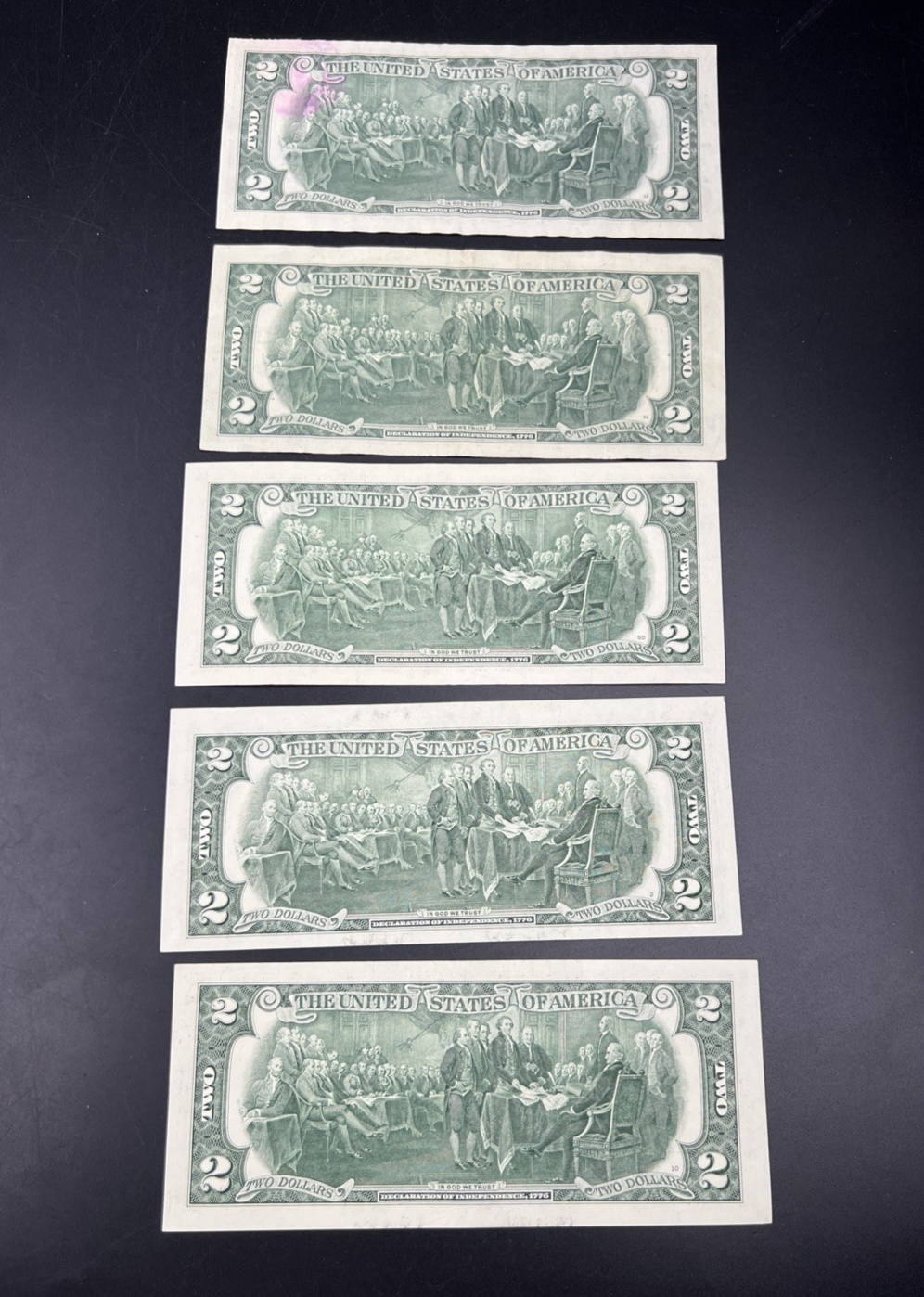 $2 Bill Collector's Lot 1976 1976 Postal FT Gordon GA 2003 A 2013 2017 Circ FRNs