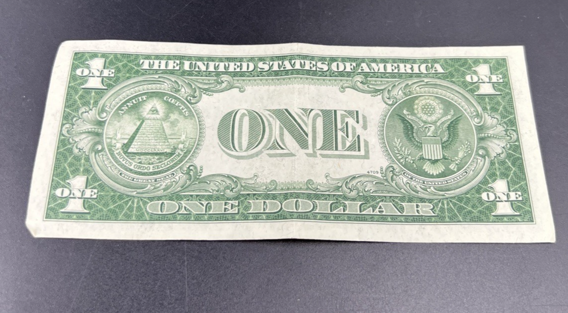 1935 D $1 Wide Margin US Silver Certificate VF Very Fine Neat Serial #33644464