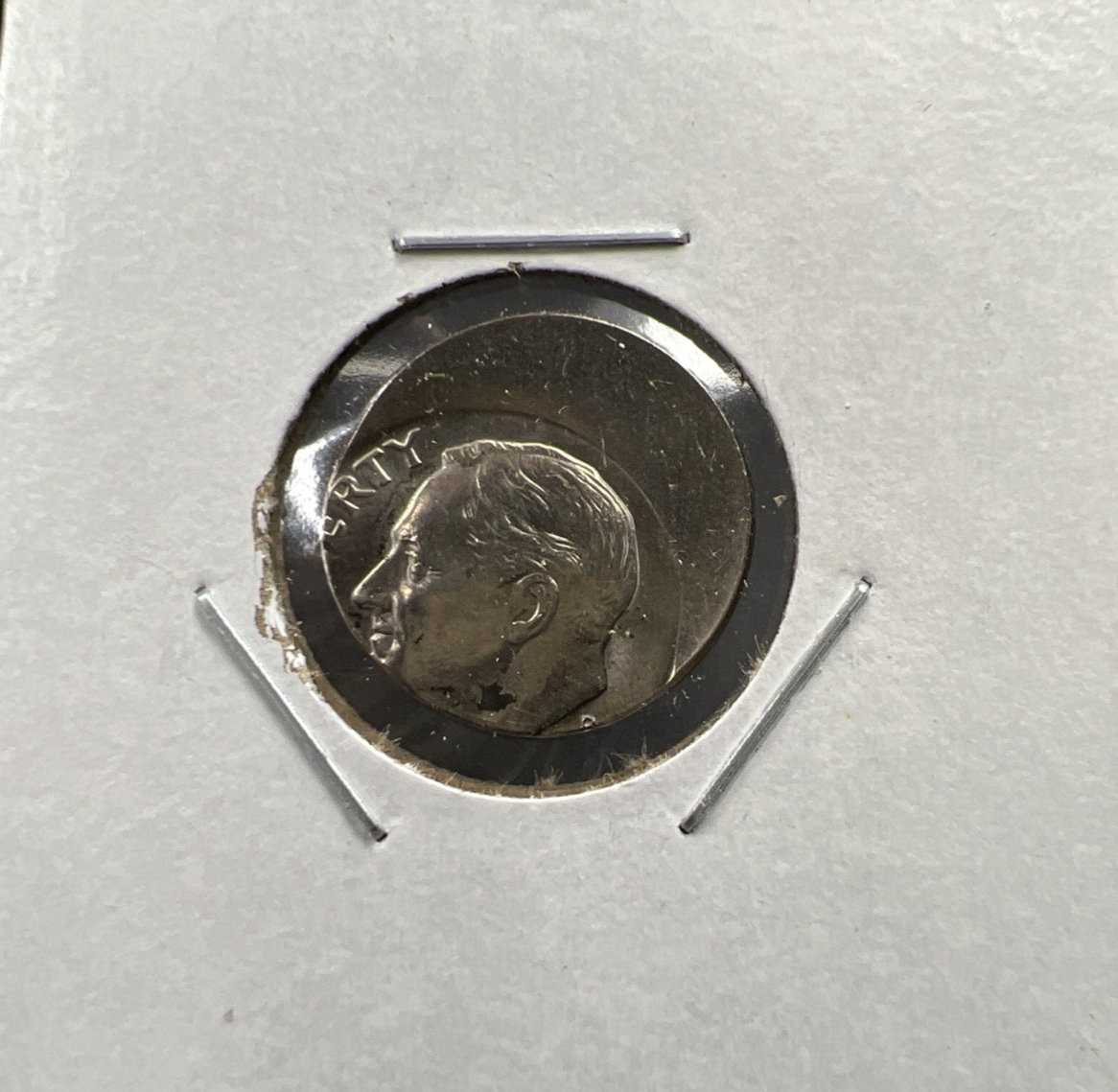 40% off Center Roosevelt Dime Error Coin UNC