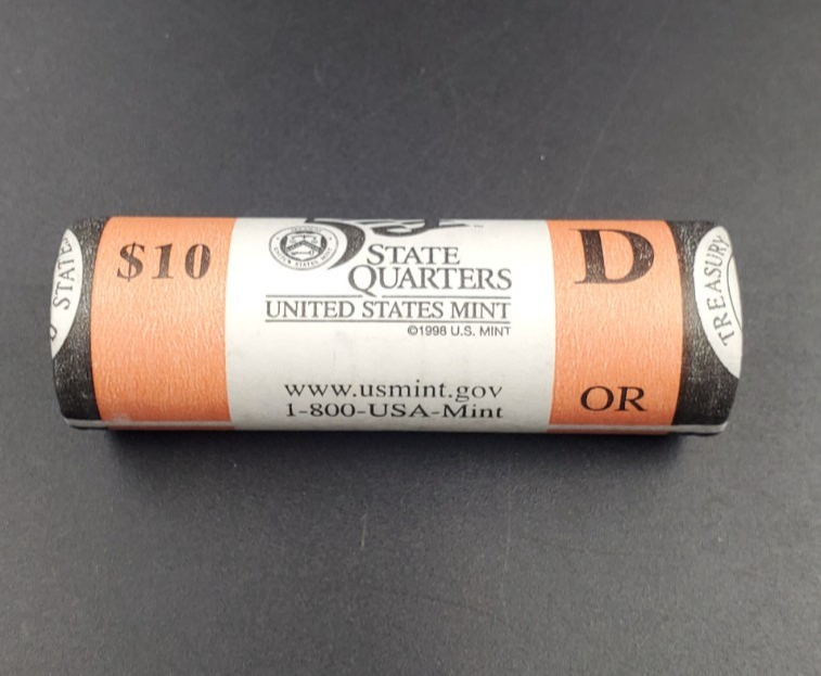 US Mint Certified 2005 D Oregon State Statehood Quarter Roll BU UNC SK#A