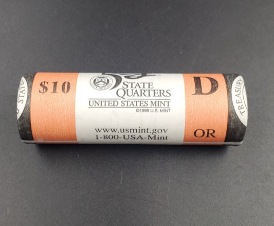 US Mint Certified 2005 D Oregon State Statehood Quarter Roll BU UNC SK#A