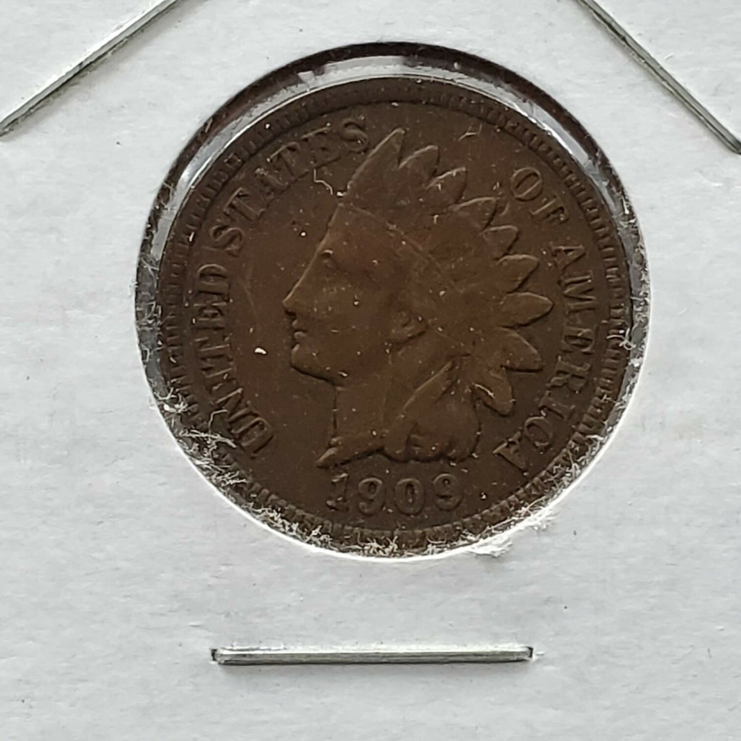 1909 P 1c Indian Cent Penny Coin VF Very Fine Circulated Grade