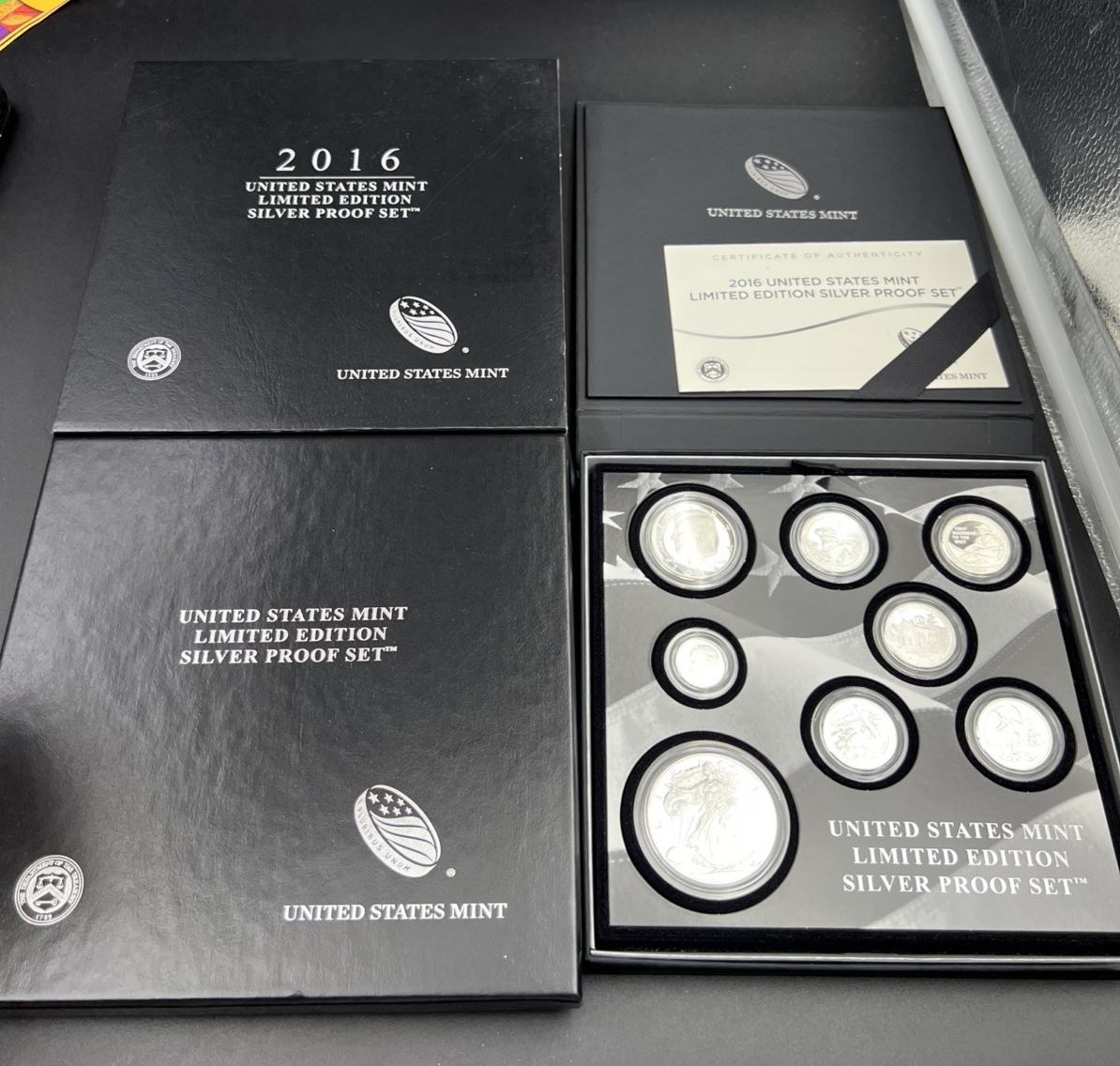 2016 Limited Edition US Silver Proof Set Complete w/ Box COA SK#c
