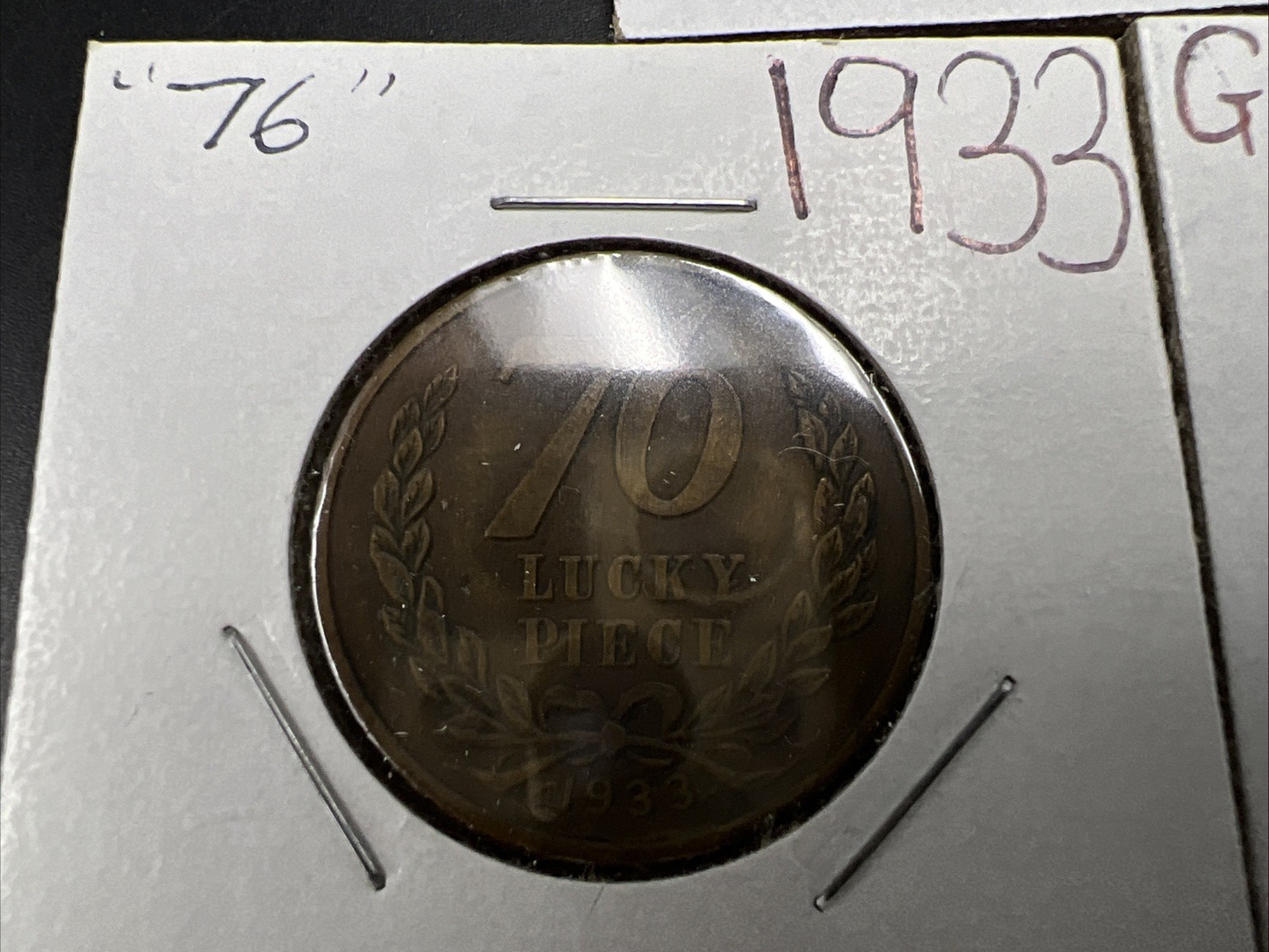 Lot 3 Small size Medals 1933 76 Lucky Piece - Gettysburg & 1959 General Electric