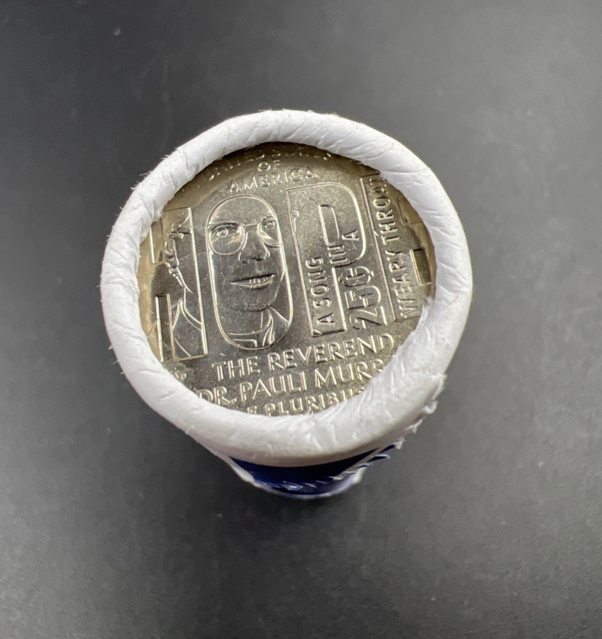 US Mint Certified 2024 P Dr Pauli Murray Women's Quarter 40 Coin BU Roll