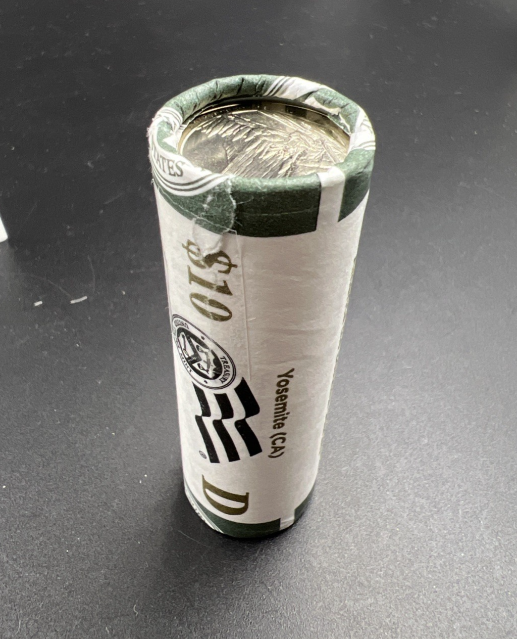 U.S. Mint Certified Roll 2010 D Yosemite California ATB 40 BU Quarter Coins