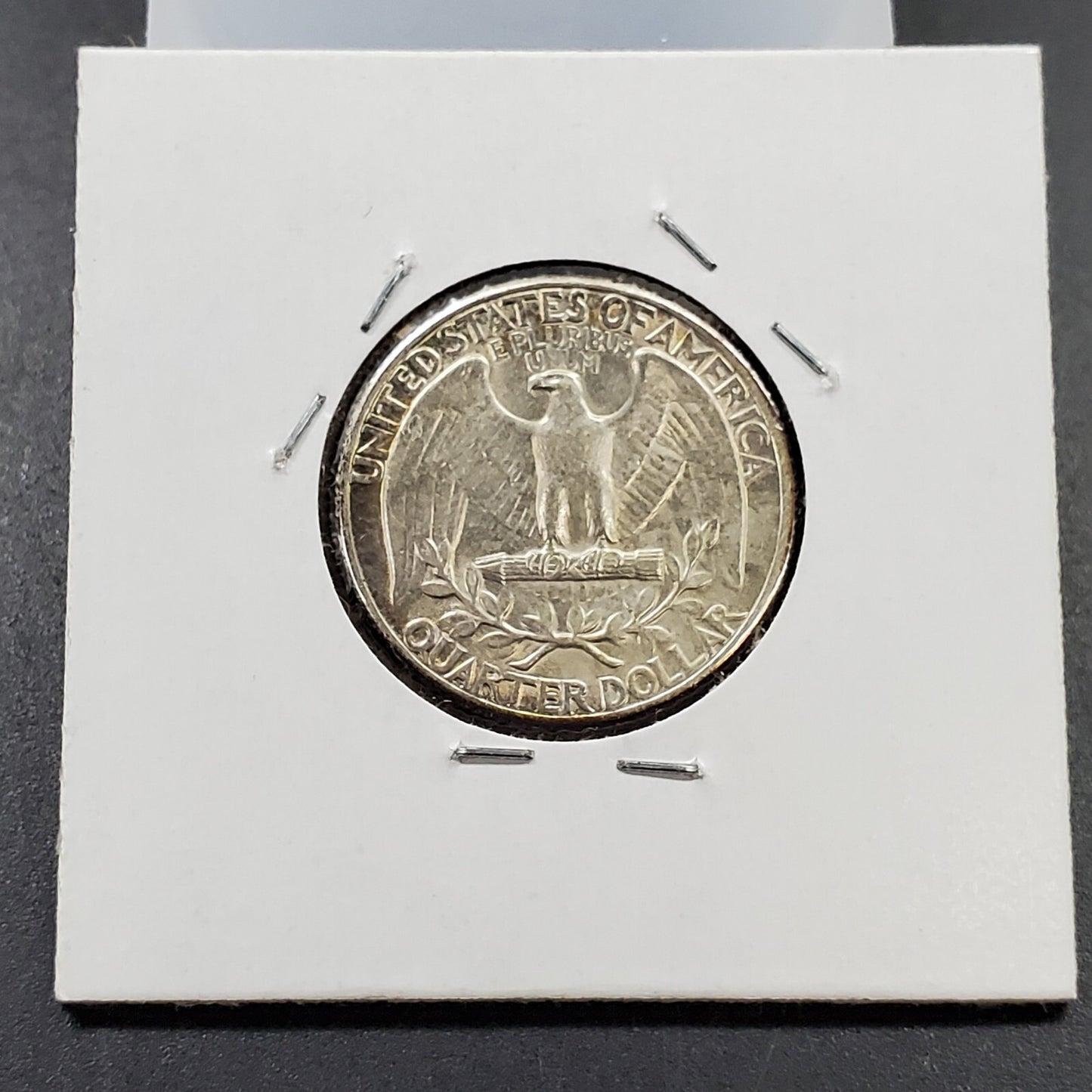 1934 P Washington Silver Quarter Coin Light Motto FS-401 AU About UNC Toned