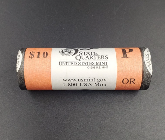 US Mint Certified 2005 P Oregon State Statehood Quarter Roll BU UNC SK#A
