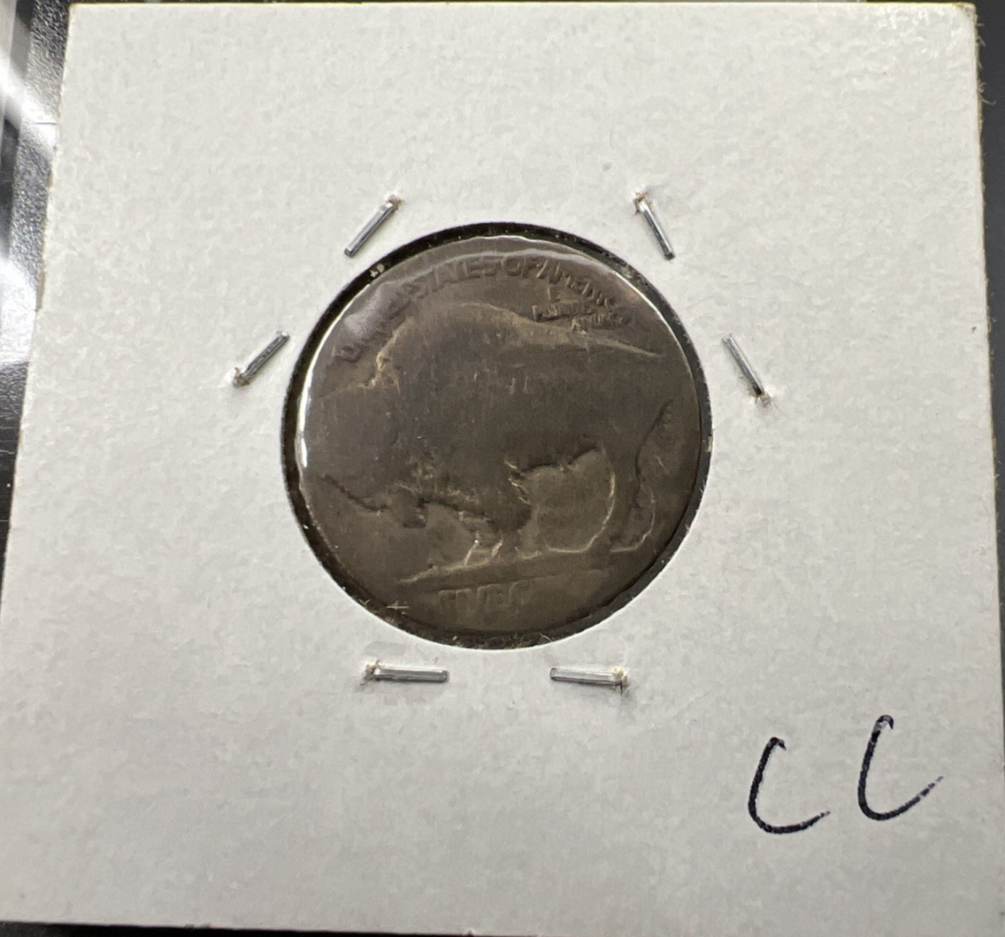 Hobo Buffalo Nickel Coin Modern Carving SKU#CC