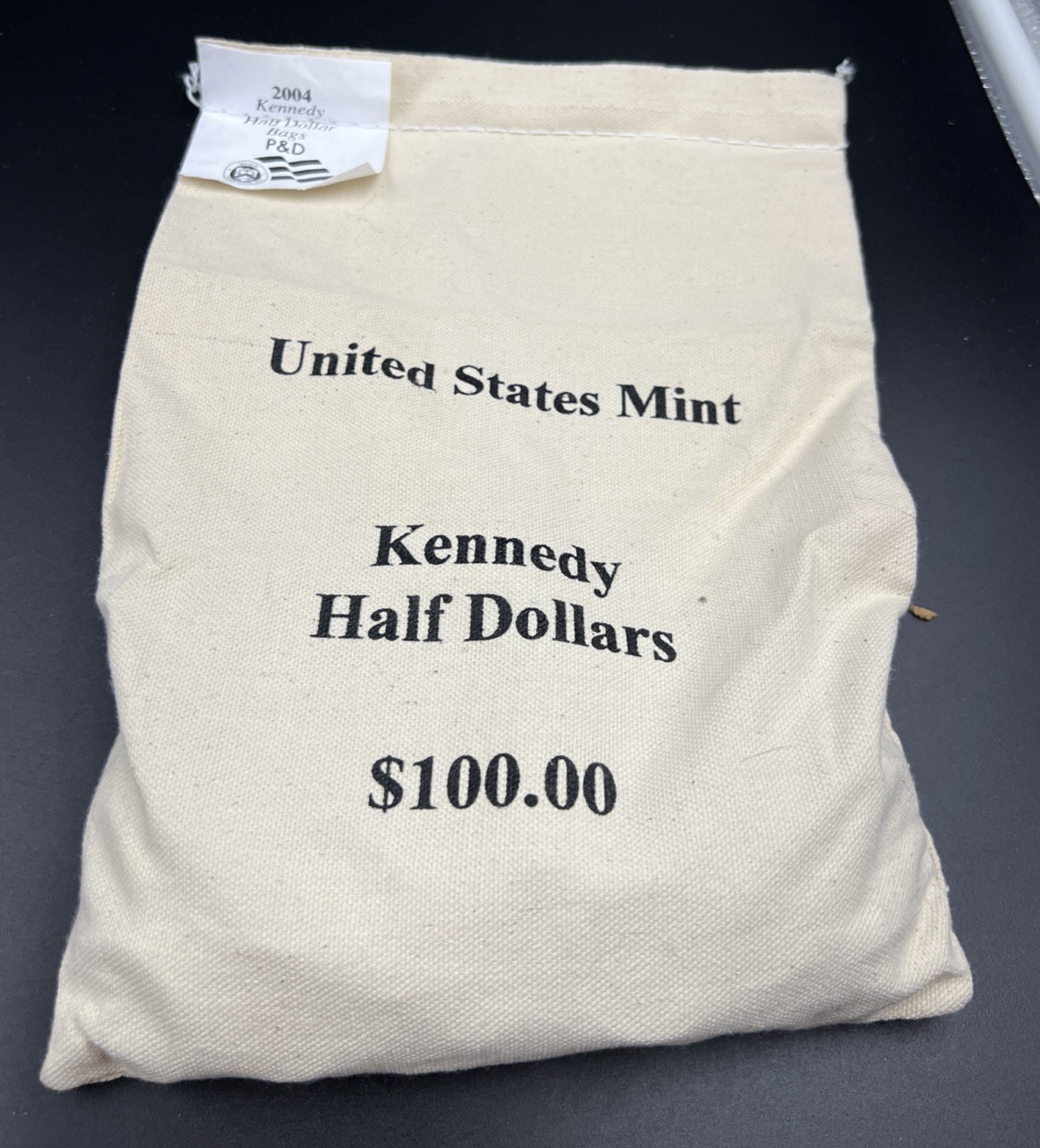 200 Coin BU U.S. Mint Bag 2004 P & D Kennedy Clad Half Dollar Coins UNC