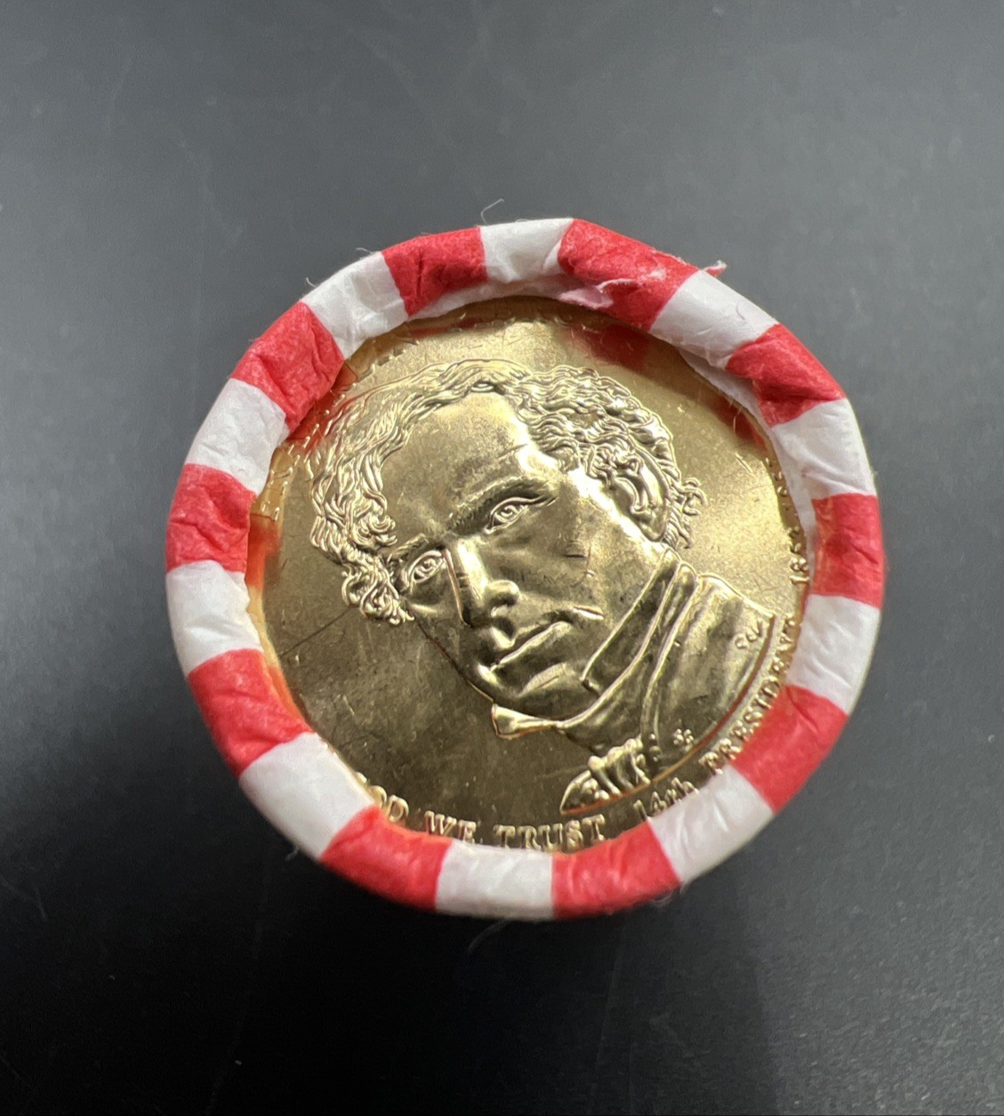2010 D Franklin Pierce Presidential Dollar US Mint BU Roll 25 Coins