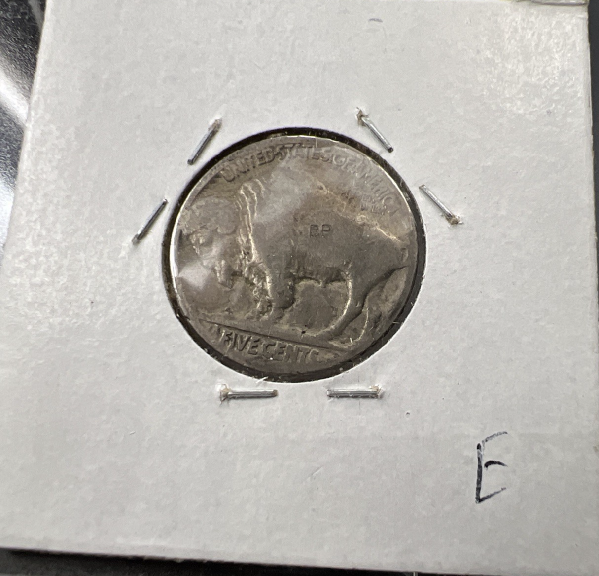 Hobo Buffalo Nickel Coin Modern Carving SKU#E