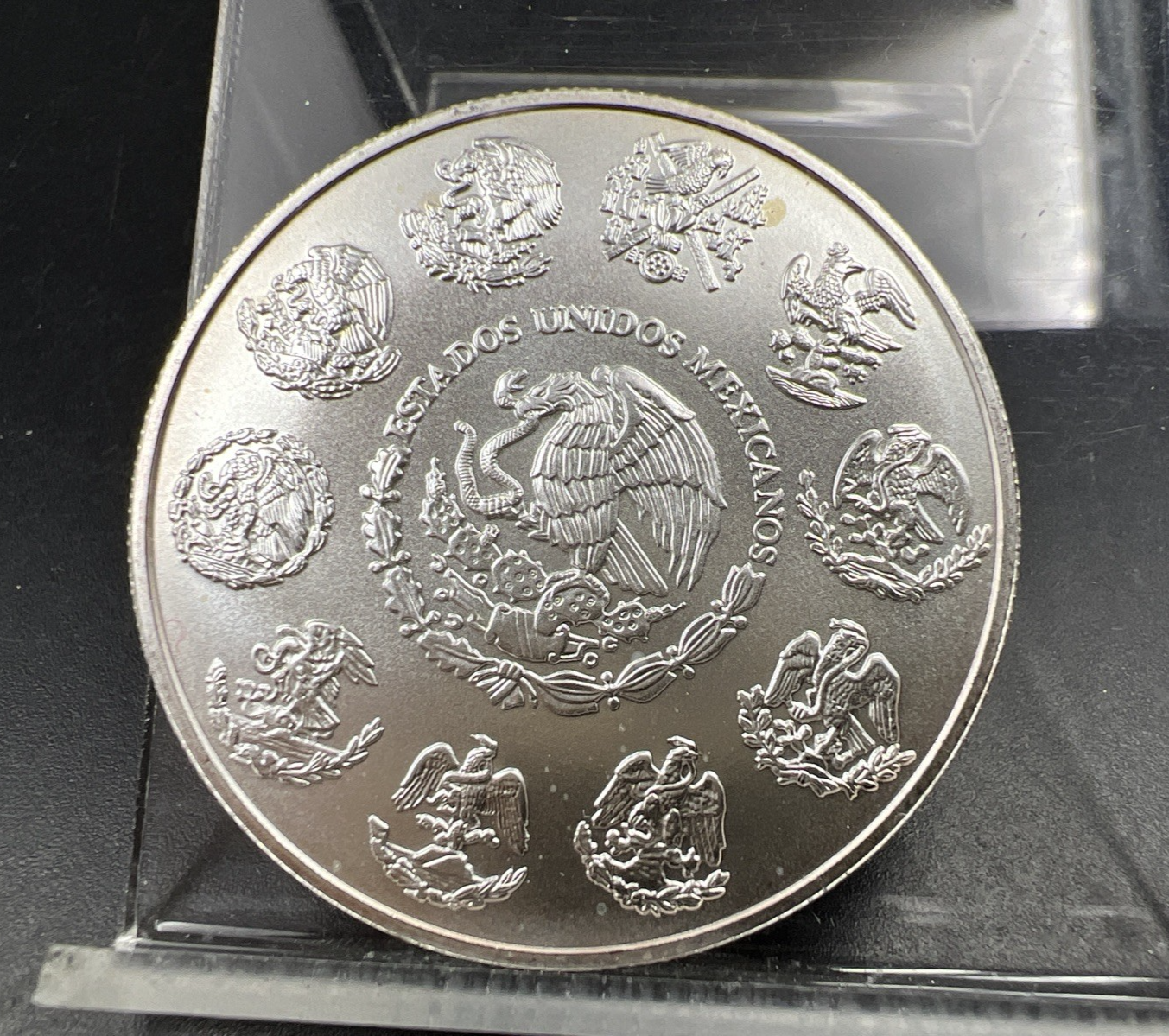 2001 Mo 1 oz Onza Mexico Libertad Gem BU UNC Ley .999 Plata Pura Semi SKU#A1