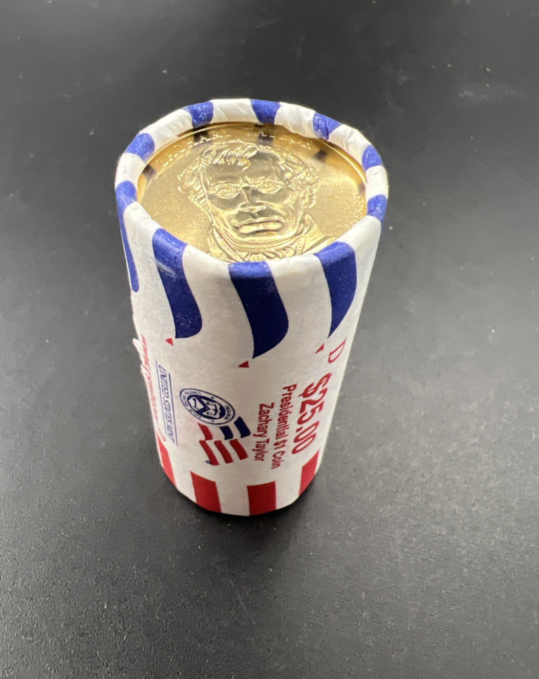 2009 D Zachary Taylor Presidential Dollar US Mint BU Roll 25 Coins