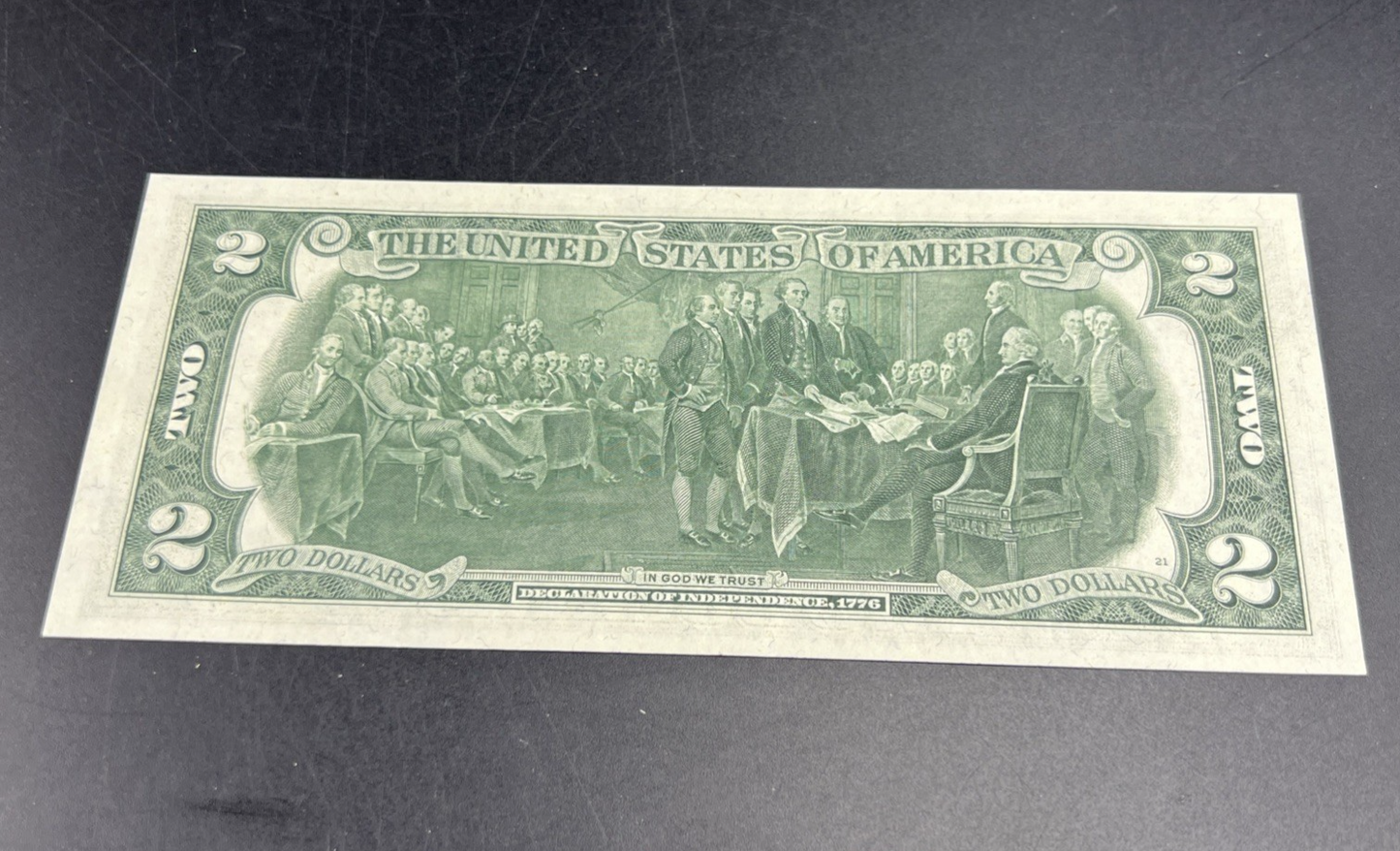 1976 $2 Two Dollar FRN Federal Reserve Note District I Uncirculated #749