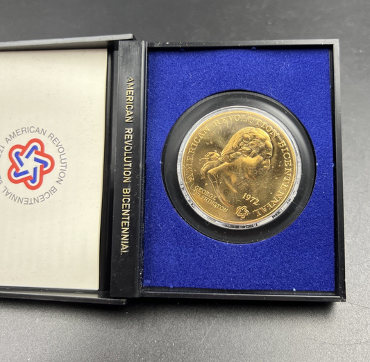 1972 American Bicentennial Bronze Medal UNC in Case sk#B