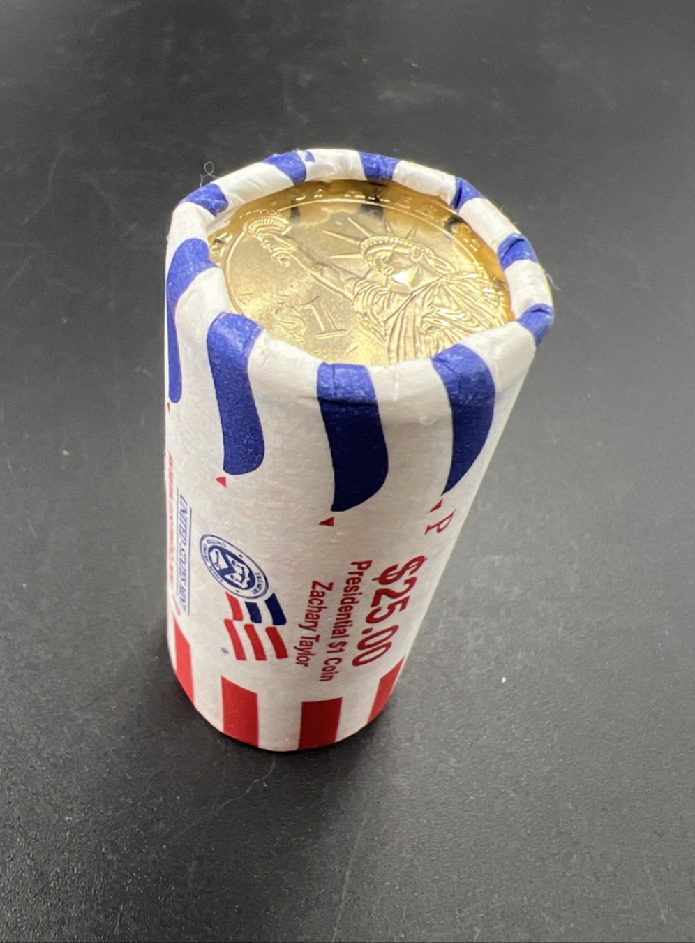2009 P Zachary Taylor Presidential Dollar US Mint BU Roll 25 Coins