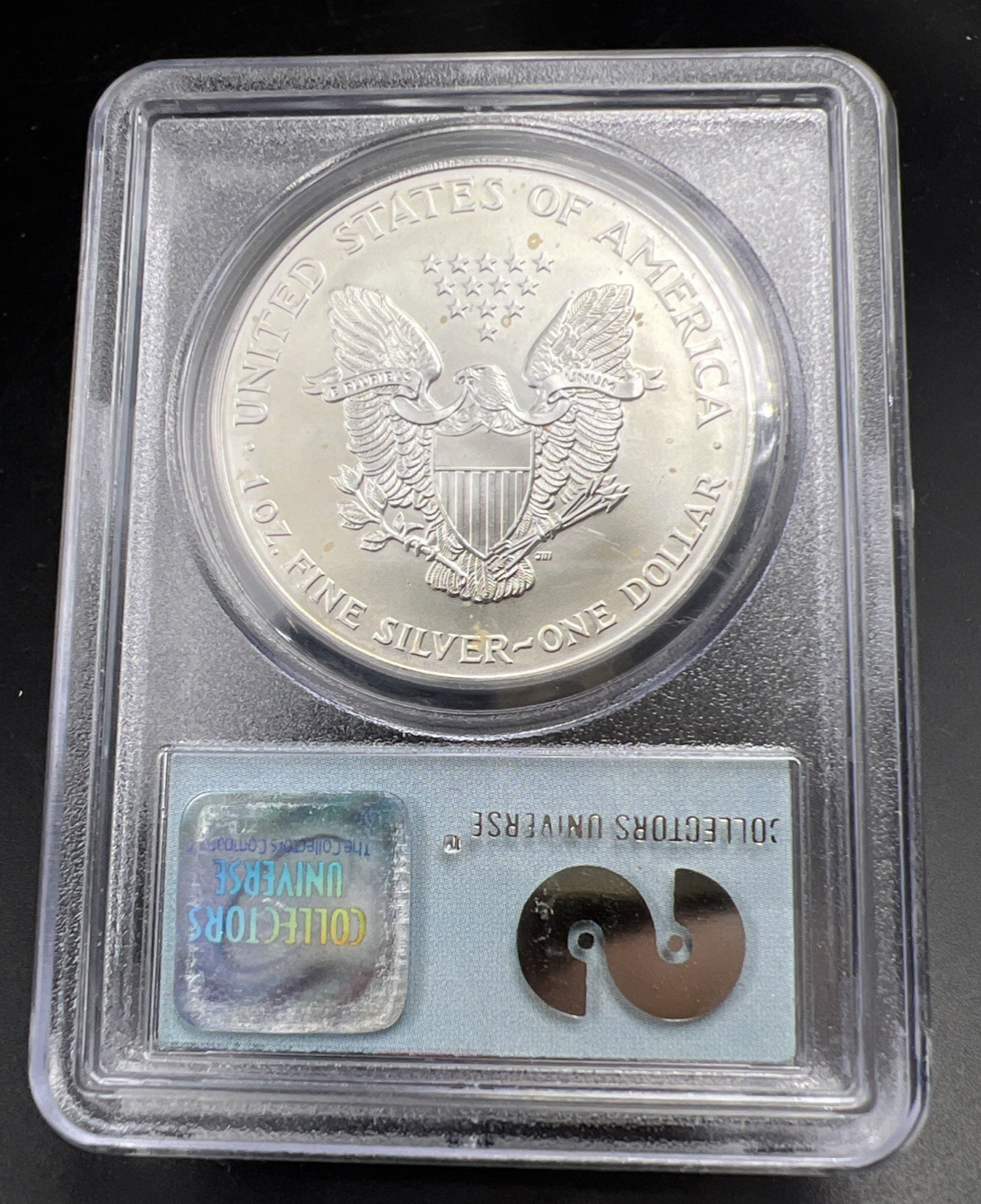 World Trade Center Recovery 2001 1 OZ ASE Ground Zero Silver Eagle PCGS Gem SK#A