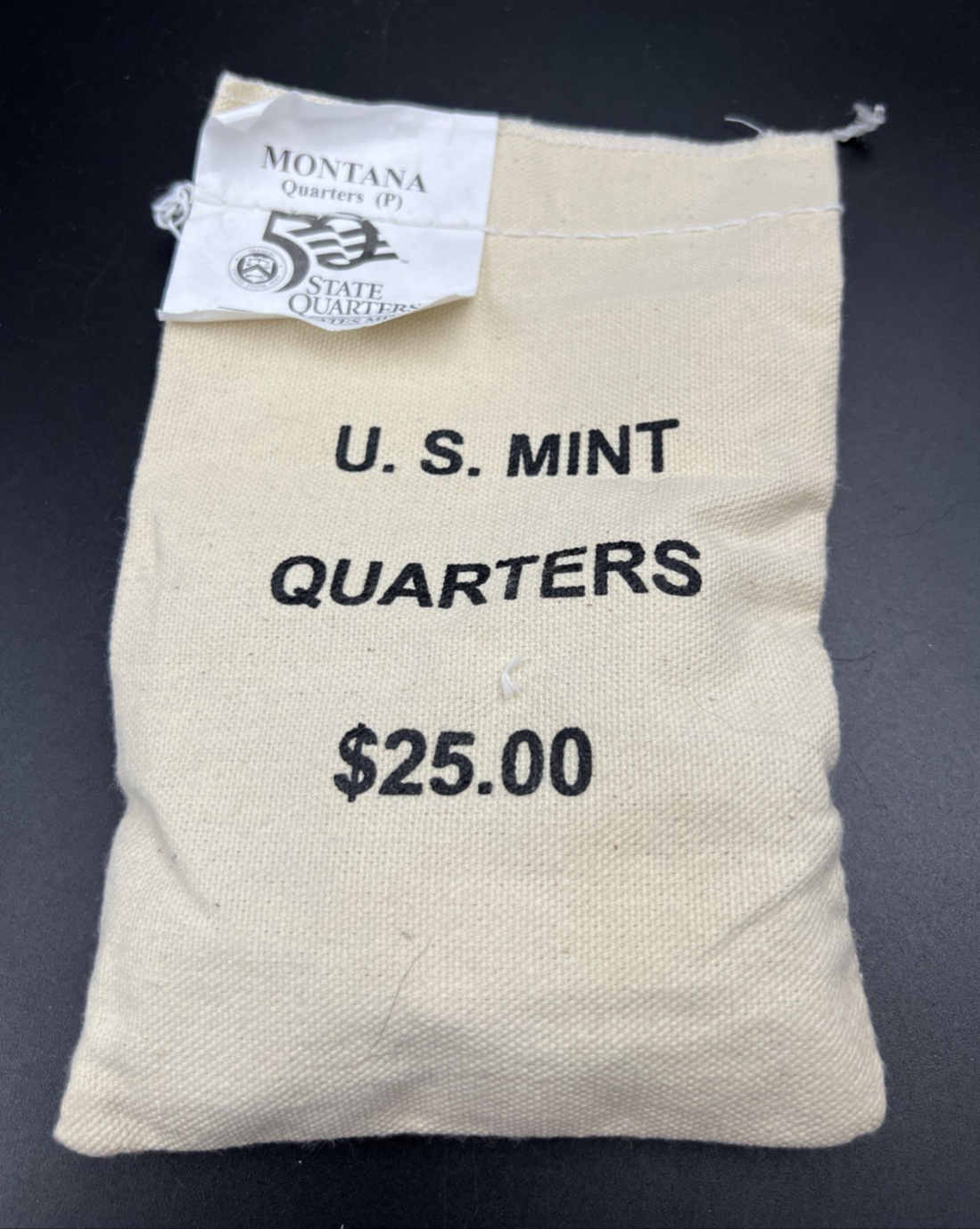 U.S. Mint Bag of 100 2007 P Montana State Statehood Quarters BU UNC