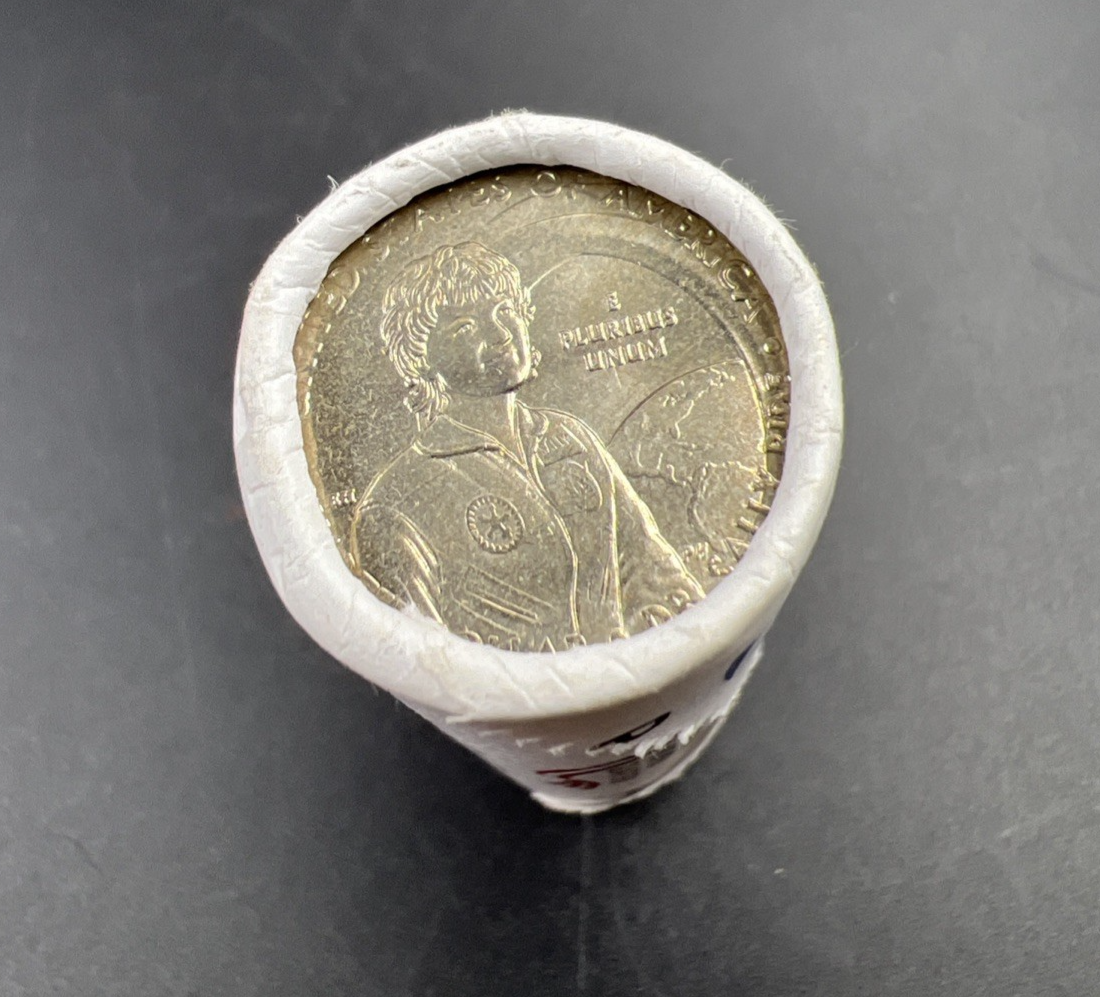 US Mint Certified 2022 P Sally Ride Women's Quarter 40 Coin BU Roll