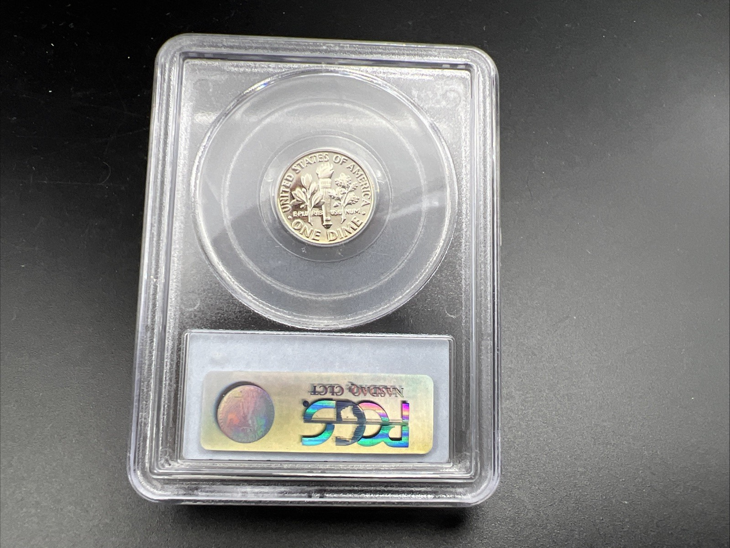 1990 S 10c Roosevelt Copper Nickel Dime Coin PCGS PR69 DCAM #921