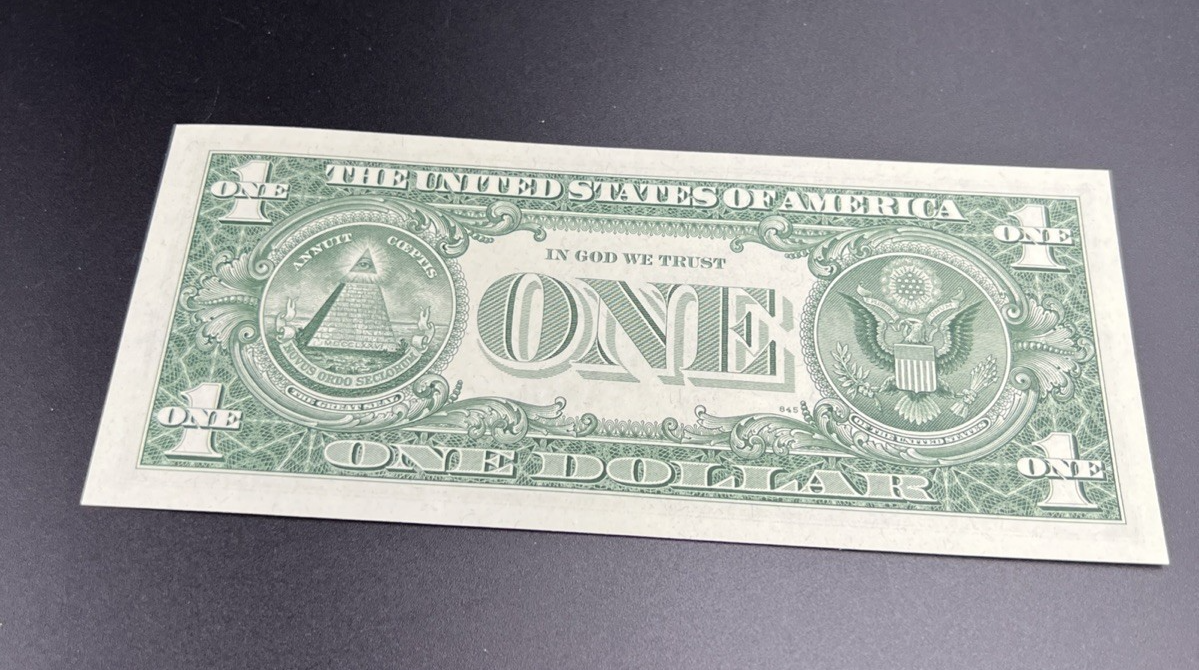 1963 B $1 Barr FRN Federal Reserve Note Uncirculated #889