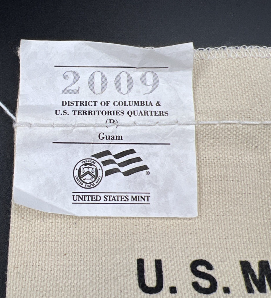 U.S. Mint Bag of 100 2009 P Guam Territories Quarter Coins BU UNC