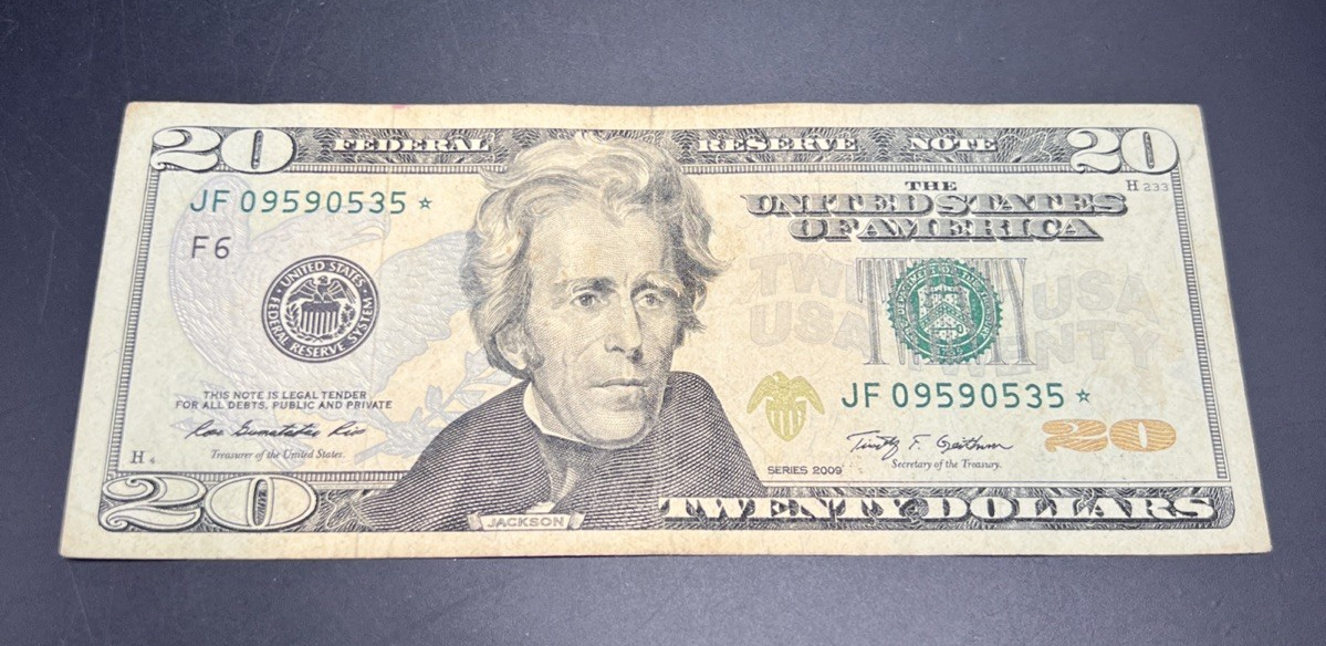 2009 $20 * Star Federal Reserve Note VG Circ #535