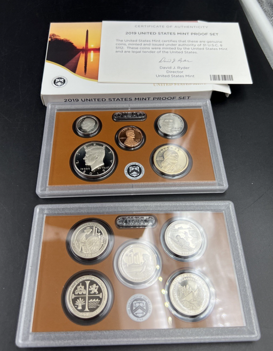 2019 US Mint Clad Proof Set OGP - No W 1c