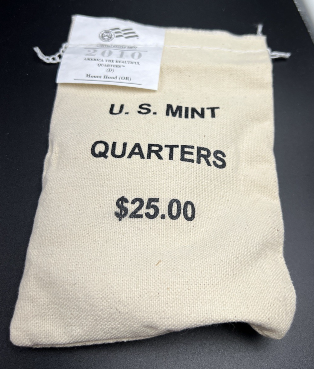 U.S. Mint Bag 100 2010 D Mount Hood ATB Quarter Coins BU UNC