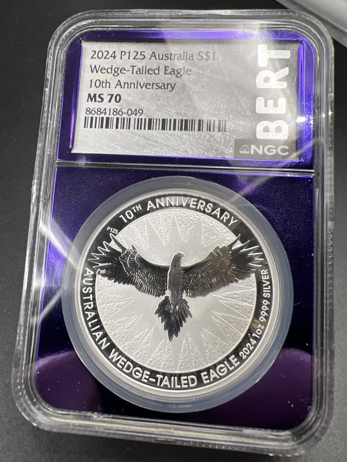 2024 Wedge Tailed Eagle Australia 1 Oz Silver Coin NGC MS70 #049