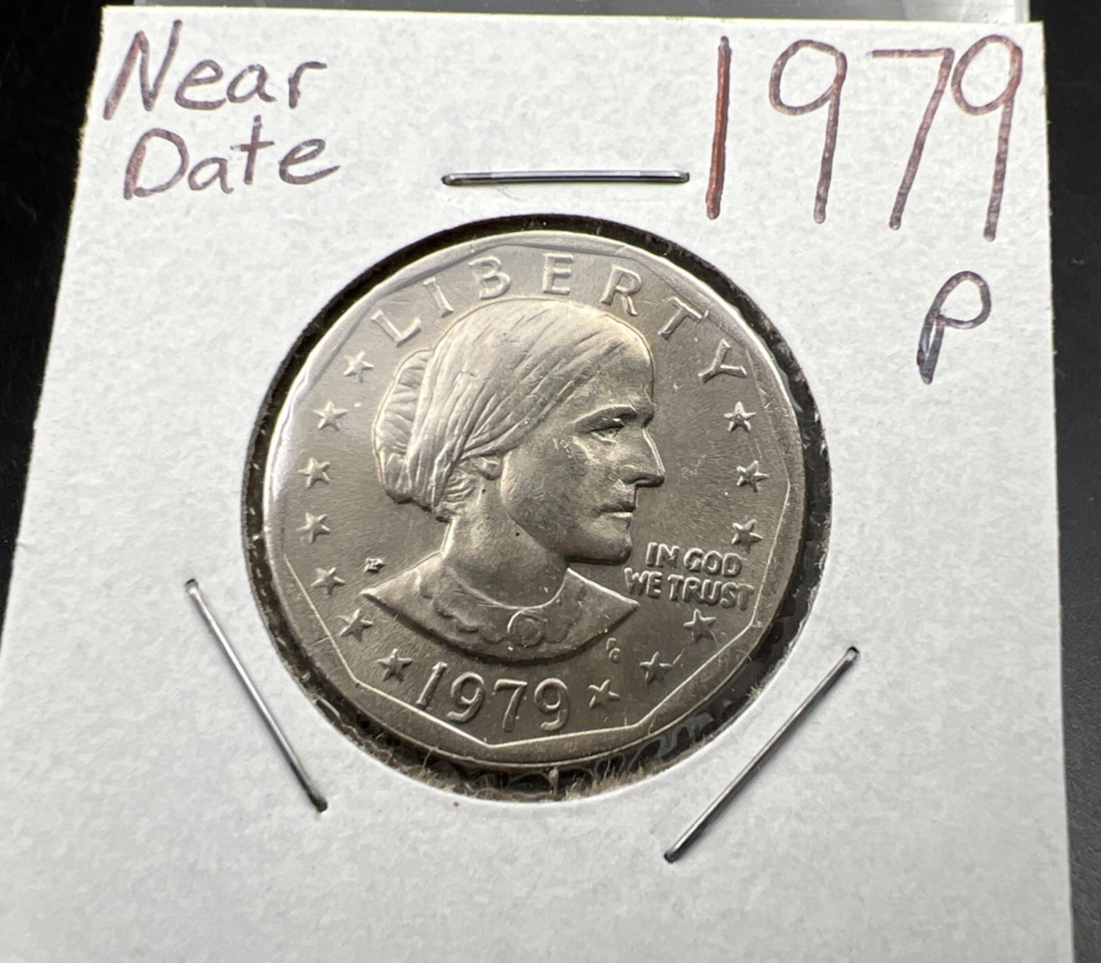 1979 P SBA $1 Susan B Anthony Near Date Wide Rim Key Variety CH BU UNC #B