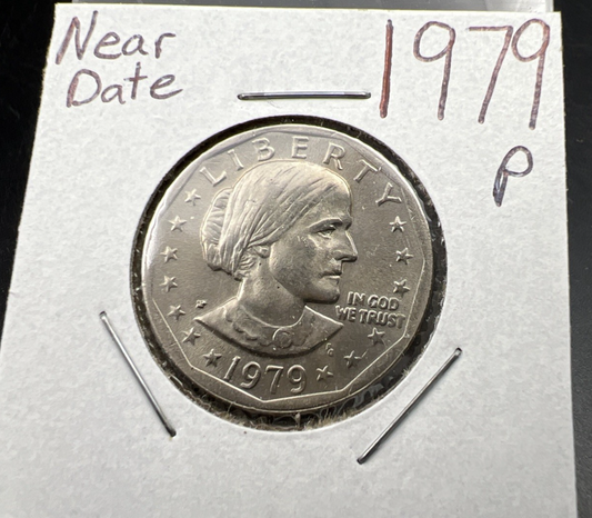 1979 P SBA $1 Susan B Anthony Near Date Wide Rim Key Variety CH BU UNC #B
