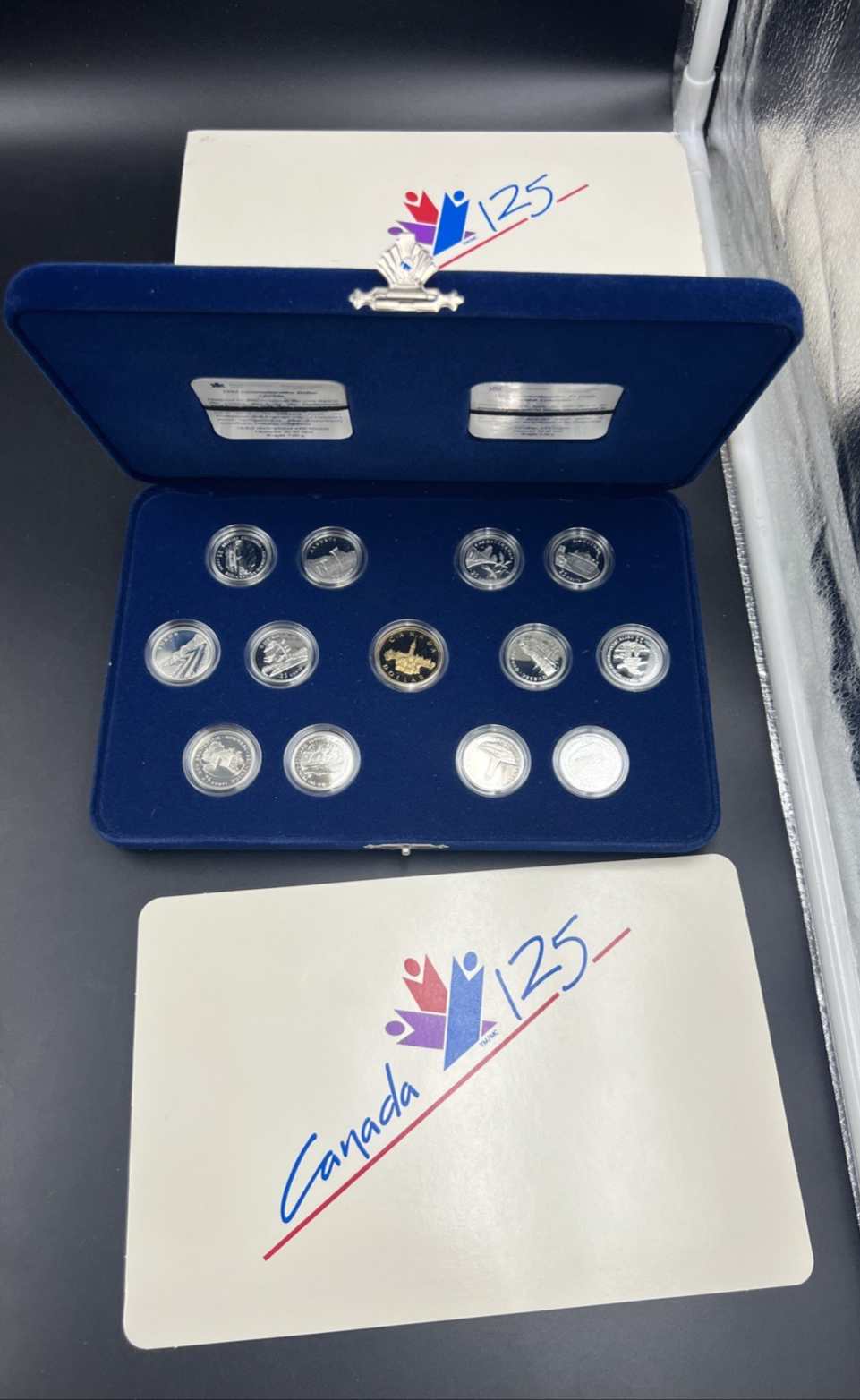 Canada Proof 1992 125th Confederation Anniversary Silver Quarters Set #4d