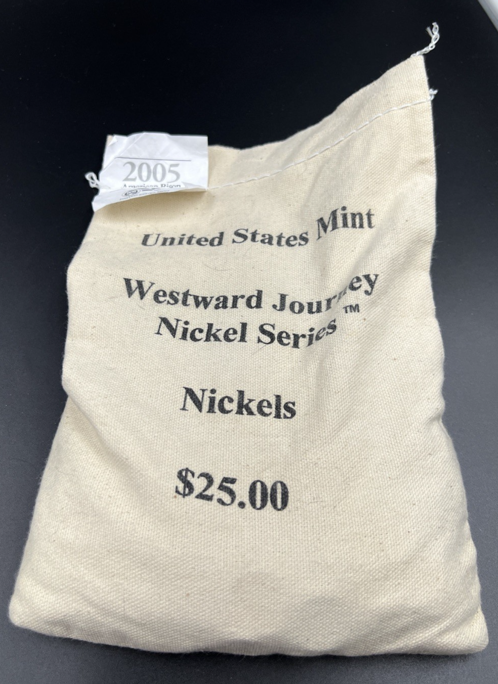 500 Coin BU U.S. Mint Bag 2005 P D Bison Westward Nickel Coins UNC