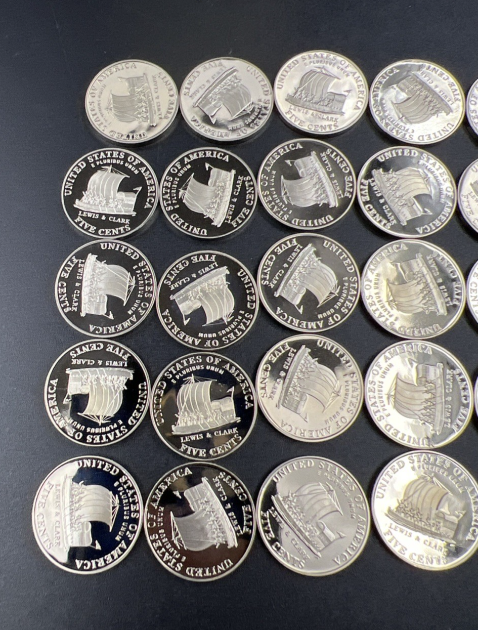 2004 S 5c Keel Boat Jefferson Nickel 40 Coin Roll Choice Proof