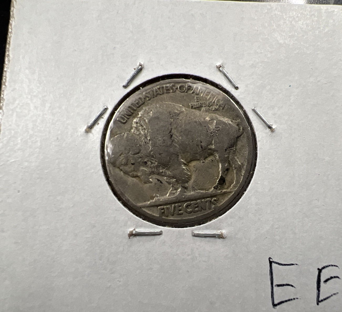 Hobo Buffalo Nickel Coin Modern Carving SKU#EE