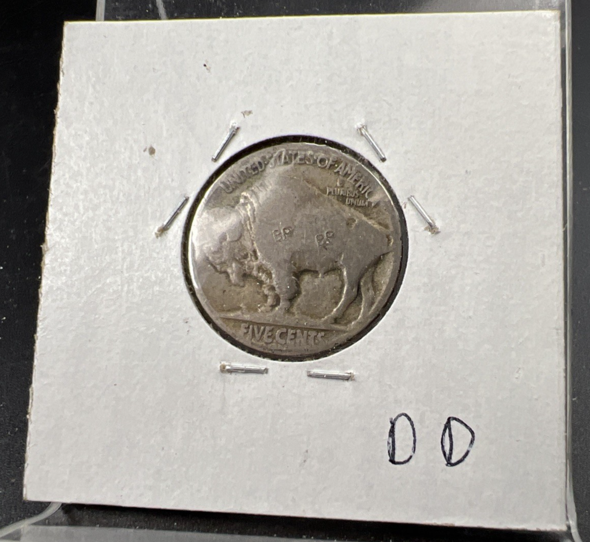 Hobo Buffalo Nickel Coin Modern Carving SKU#DD