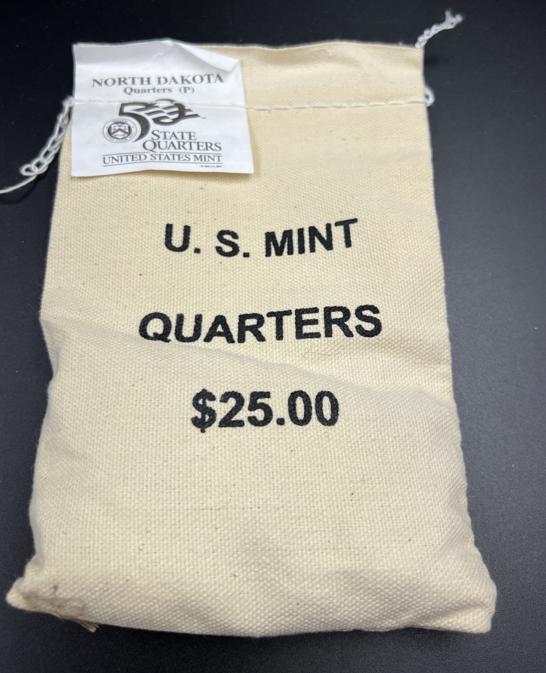 U.S. Mint Bag of 100 2006 P 25c North Dakota State Statehood Quarter Coin BU UNC