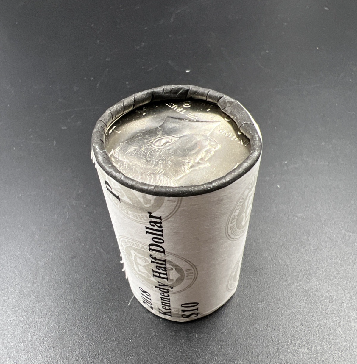 2018 P JFK 50c Kennedy Half Dollar US Mint OBW Roll US 20 Coins BU UNC