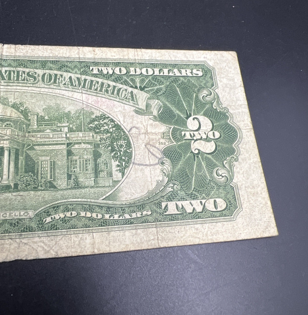 1928 G $2 USN United States Note Red Seal VG Very Good Circ #13