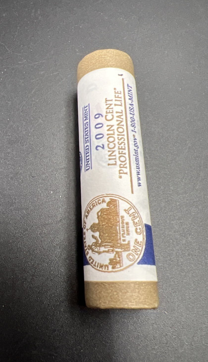 50 Coin US Mint BU Roll 2009 D Professional Life Lincoln Commemorative Cents