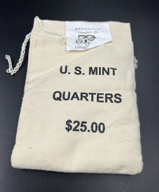 U.S. Mint Bag of 100 2001 D Kentucky State Statehood Quarters BU UNC
