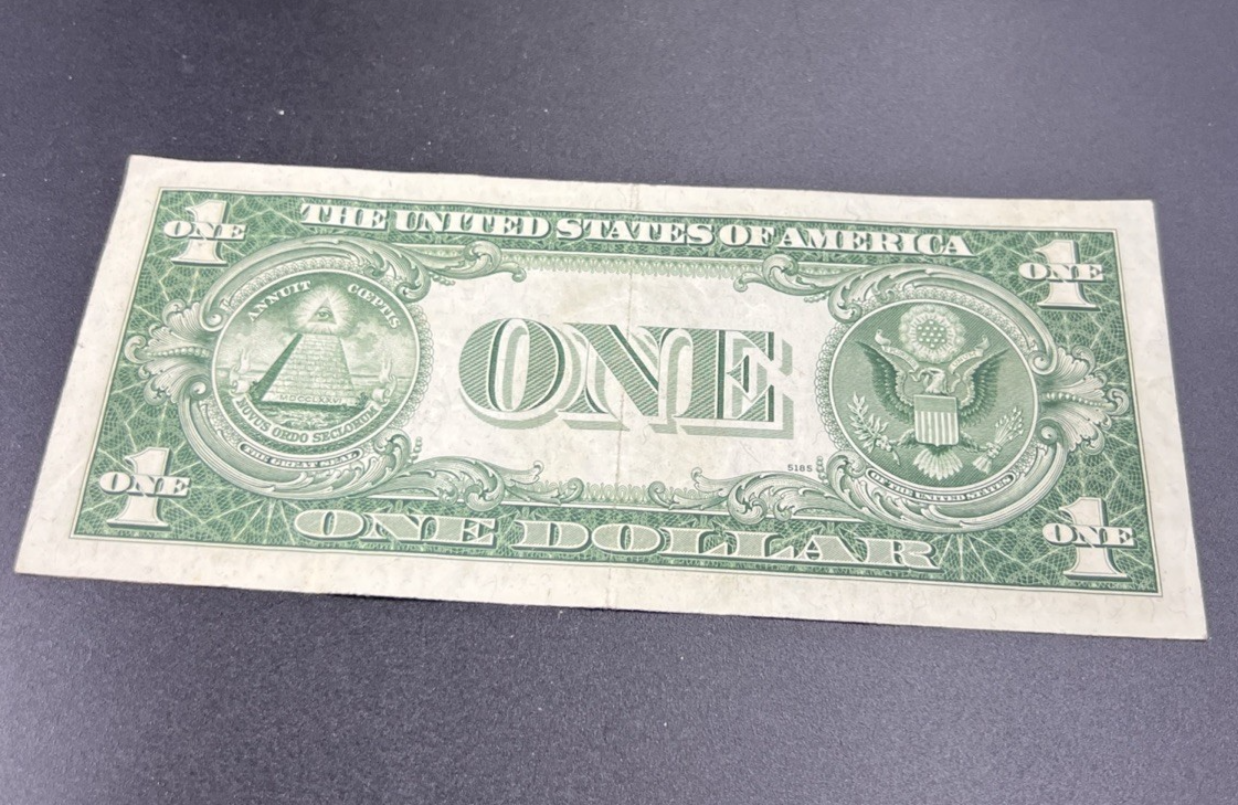 1935 D $1 One Dollar Blue Seal Silver Certificate VF Very Fine Circ #092