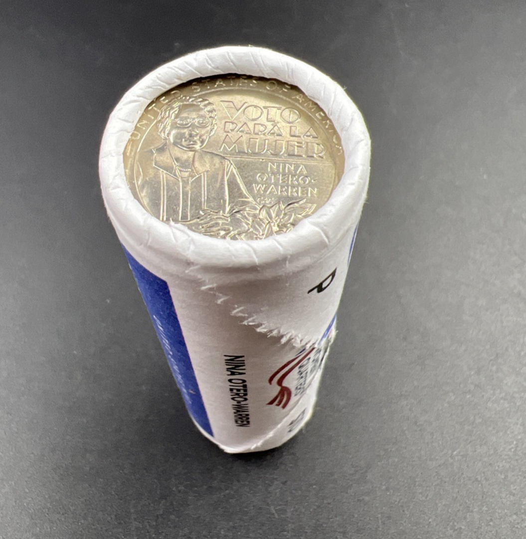US Mint Certified 2022 P Nina Otero-Warren Women's Quarter 40 Coin BU Roll