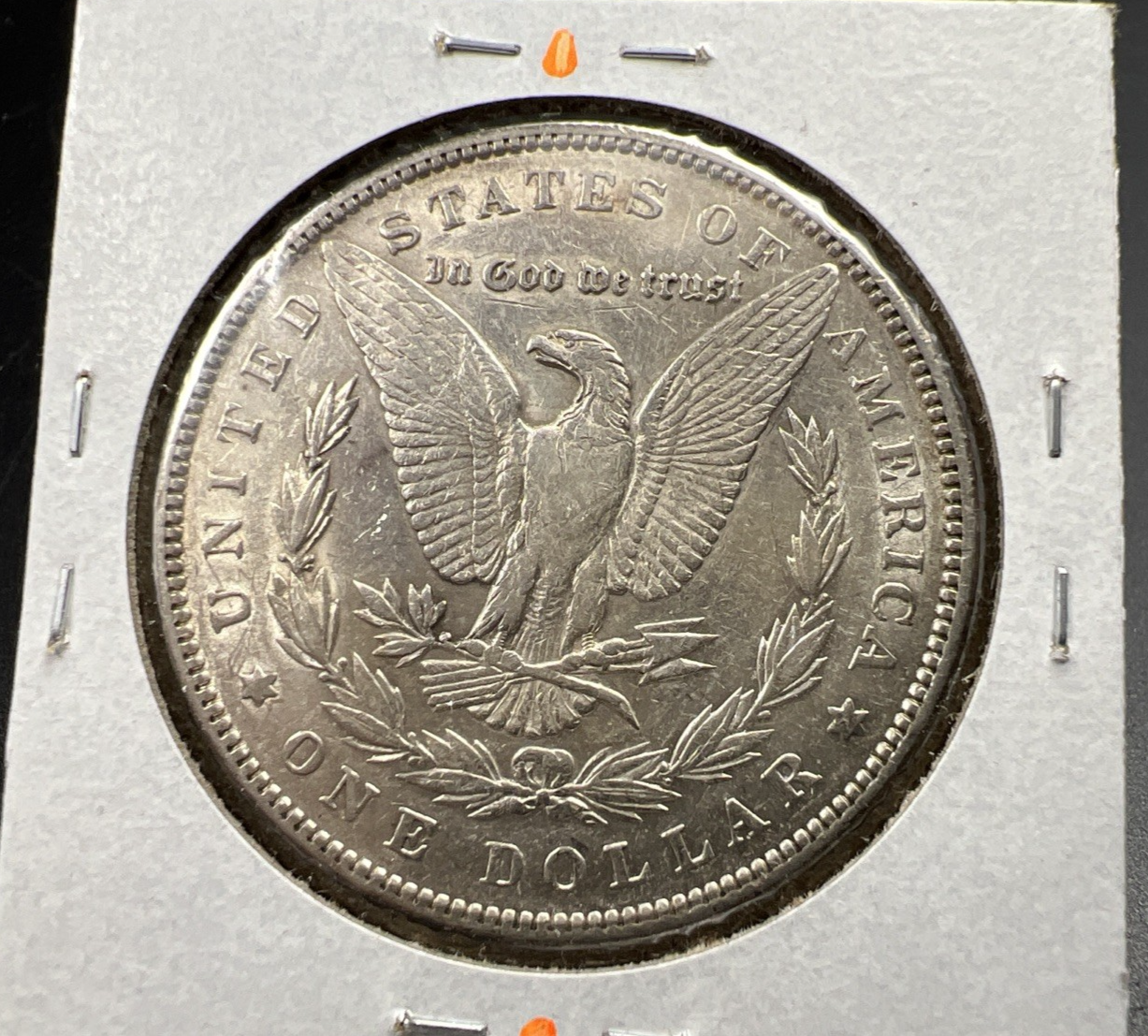 1891 P $1 Morgan Silver Dollar Coin Top 100 Vam 2 Double Ear CH AU About UNC