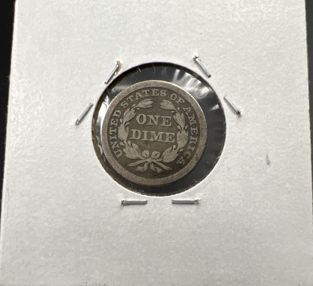1842 10c Liberty Seated Silver Dime Coin CH VG Very Good Circ