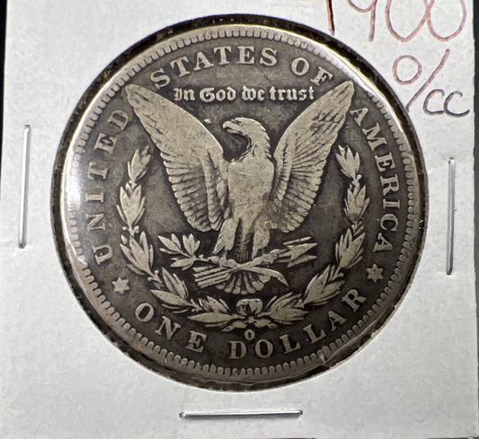 1900 O / CC $1 Morgan Silver Dollar Coin Choice Fine Circ SK#1A
