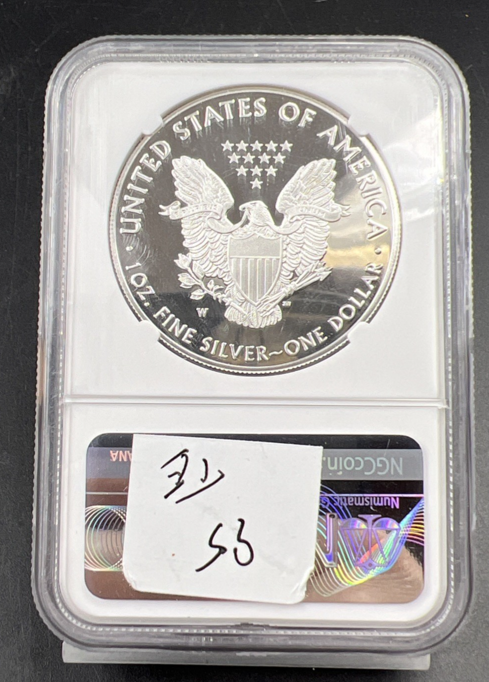 NGC error "2017" 2018 W 1 Oz Proof ASE American Silver Eagle Coin PF69 UCAM